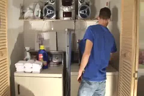 Ralph Woods Doing His Laundry