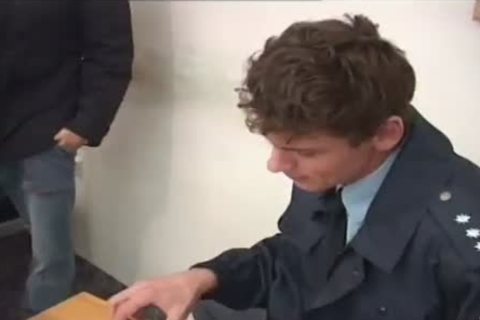 Wearing uniform goes in for slamming hard