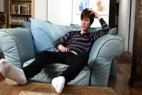 wild delicious teen lad Solo Foot Fetish jerk off