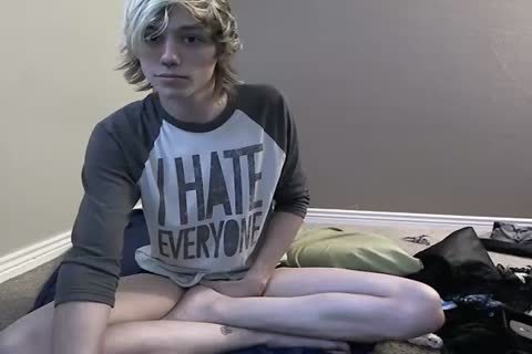 lad With White Nylon pants