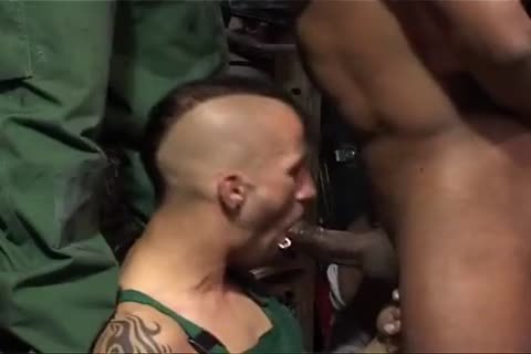 Oil Change Garage Fuckers Breeding With bulky Tools