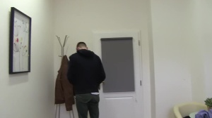 Czech lad with nice-looking lean body gets boner