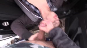 Super nasty 18 years older Czech sucks in a taxi