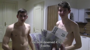 Slovakian lad with gigantic  penis got pounded