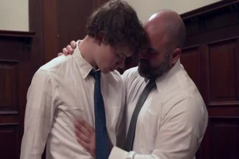 MormonBoyz - Burly Priest Fills A Missionary twinks A-gap