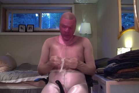 Fullbody hose Encasement Layering Nylon cum