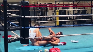 RealityDudes: American bear Alex Rim handjob in the gym