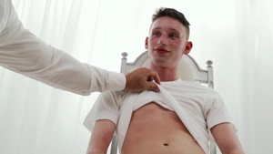 MissionaryBoys.com - Nervous Elder Hansen fingering sex tape