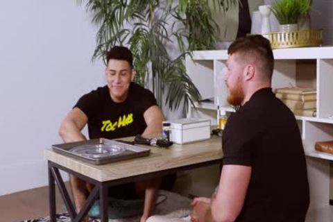 bushy Otter Takes STRAIGHT penis Facial. big 10-Pounder College Sex