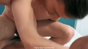 Czech Hunter: Brown hair bareback doggy in the bed