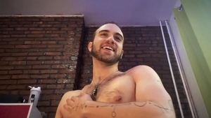 DrillMyHole - Aaron Oaks masturbates with huge dildo