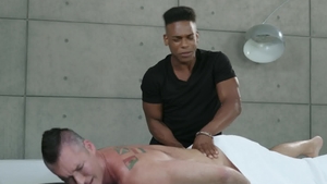 Noir Male: Handjob with Adrian Hart and Silver Steele