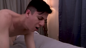 IconMale.com - Mature Hugh Hunter blowjob cum sex scene HD