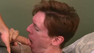 IconMale.com - College twink Dirk Wakefield touches huge dick