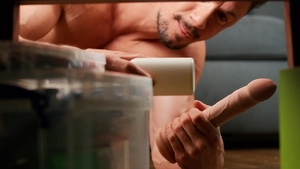 DrillMyHole - Tattooed Skyy Knox doggy stretching