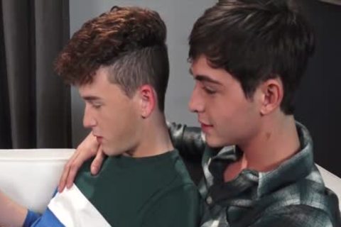 Two Youthful homosexual bare