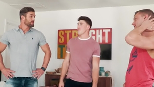 HotHouse - Austin Avery with Wess Russel bareback kissing