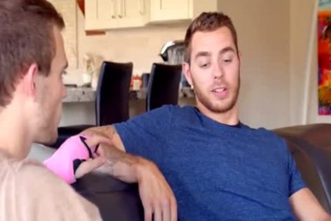 Giving His Buddy A Hand And A naked weenie