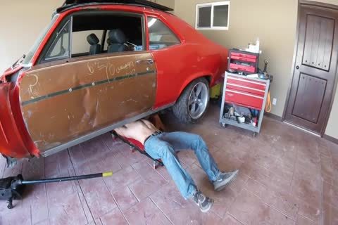 Brock Cooper-Garage jack off And cum