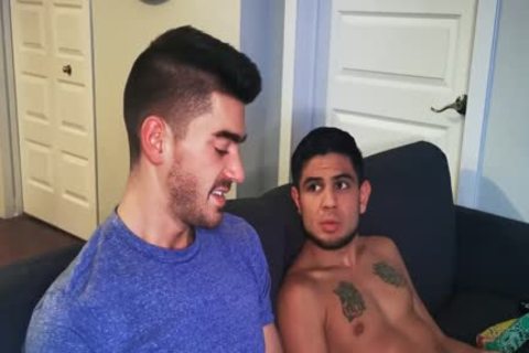Blindfolded Roommate acquires wang To Distract Him