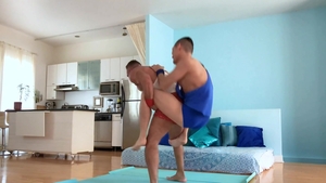 StayHomeBro - Casey Archer domination wrestling