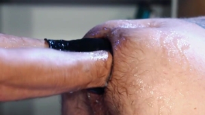 Fisting Central: Pierced jock goes for slamming hard