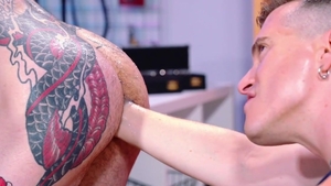 Club Inferno Dungeon - Tattooed feels in need of plowing hard