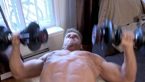 Maskurbate - Yummy Brad model workout sex scene