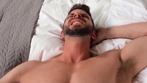 Gods Of Men - Blowjob cum in the bed among inked gay