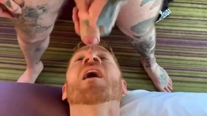 Redhead likes A Tattooed knob