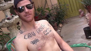 PitsAndPubes: Natural Joshua Martinez jerks off sniffing