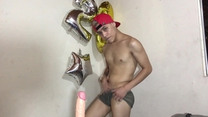 BarebackLatinoz - Solo skinny teasing in the underwear