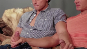 Hunk Stepbro's Flip hammer while Watching Porn