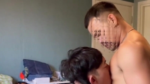 Tattoos Straight Muscle man Thai fuck Bottom twinks In Hotel  - ChirstFemboy
