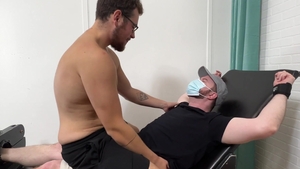 Ticklish Chubs - Matt with Robin tickle