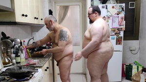 Cooking Some Home Made, new Pasta together