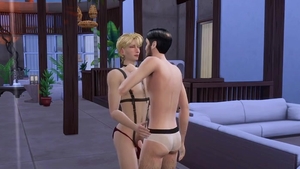 Hairy asian gay rimming on vacation