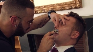 Burglar Shaves And ploughs Logan At Macho Tube