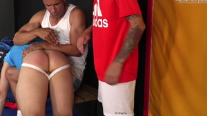 Muscular Daddy Takes Young Pup's Ass