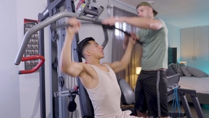 Jerk Buddies: Caucasian Jocks Share Cumshots