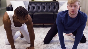 Jerk Buddies: Blonde and Redhead Get Sweaty