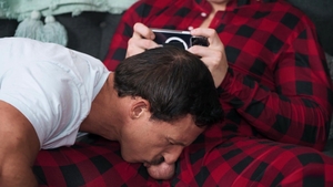 Men: Frosting Up Some Fun on the Couch