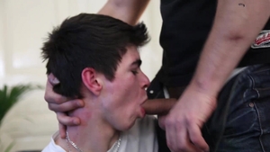 Baton Up the Ass and Face Full of Load