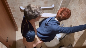 Bathroom Encounter Leads To Full Orgasm