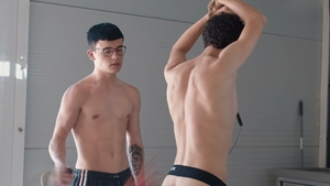 Thick cock stretches young tight ass